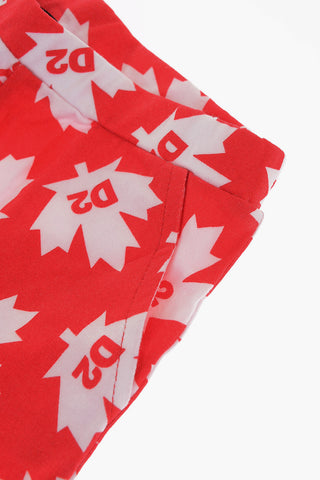 All-Over Printed Logo and Crew-Neck T-shirt