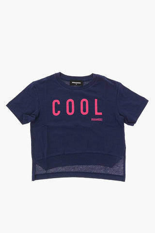 T-Shirt Girocollo Stampata sul Fronte