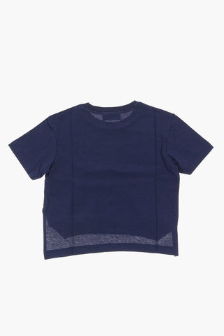 T-Shirt Girocollo Stampata sul Fronte
