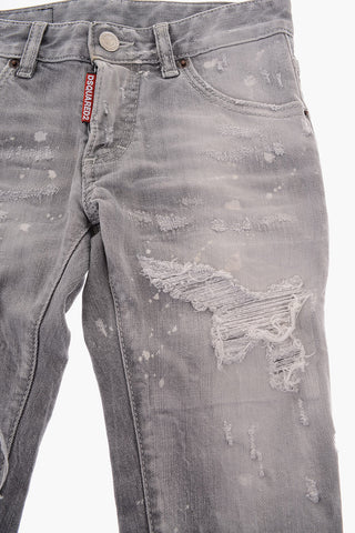 Vintage Effect Stretch Denim CLEMENT Jeans