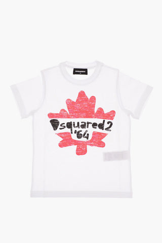 Maxi Logo Printed RELAX Crew-neck T-Shirt
