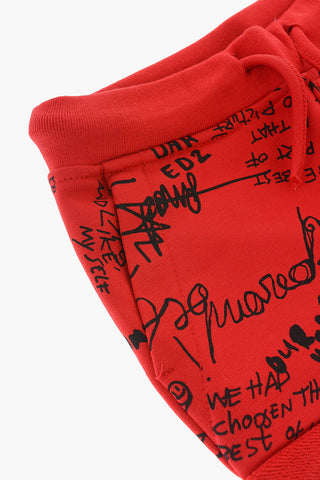 Shorts Stampati All-over Ad Orlo con Risvolto