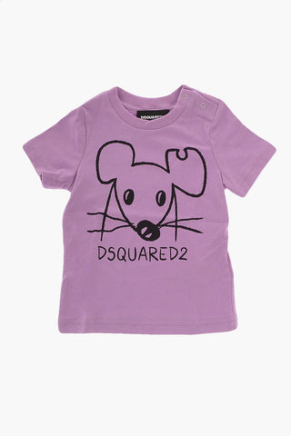 Maxi Printed Crew-Neck T-shirt