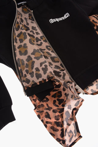 Hoodie with Animal Detail
