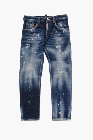 Jeans STANISLAV in Denim Stretch Effetto Vintage