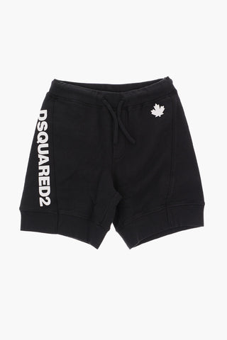 Shorts in Felpa con Logo Stampato