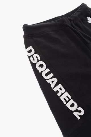 Shorts in Felpa con Logo Stampato