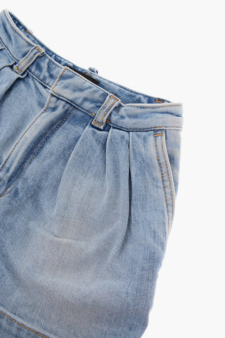 4 Pockets Shorts with Pleates