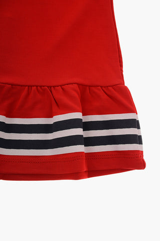 SPORT EDTN.05 Flared Skirt with Contrasting Edges Bands