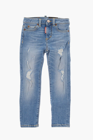 Jeans TWIGGY a Vita Media con Strappi