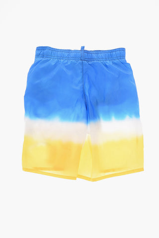 Costume da Bagno Boxer Effetto Sfumato