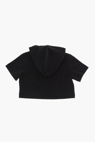 SPORT EDTN.05 Contrasting Printed T-shirt with Hood