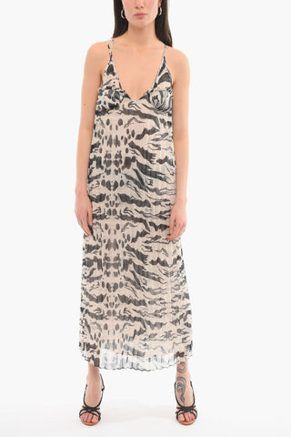 Vestito Maxi Stampato ONIYURI Senza maniche