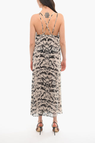 Vestito Maxi Stampato ONIYURI Senza maniche