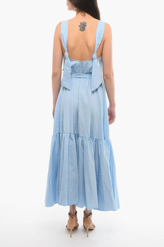 Belted Sleeveless Maxi Dress
