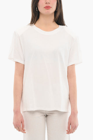 T-shirt A maniche Corte Con Spalline
