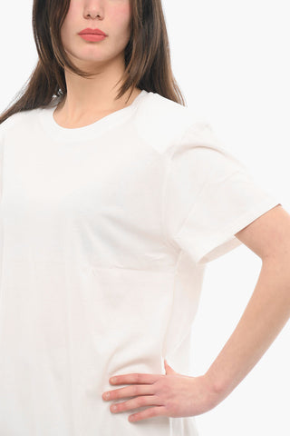 T-shirt A maniche Corte Con Spalline