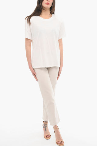 T-shirt A maniche Corte Con Spalline