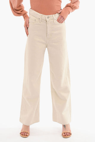 Jeans A Vita Alta Straight Fit