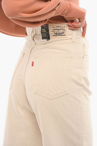 Jeans A Vita Alta Straight Fit