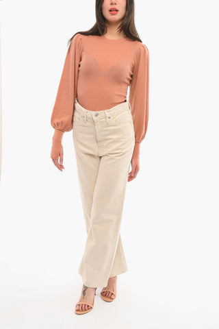 Jeans A Vita Alta Straight Fit