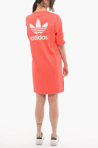 Vestito T-shirt con Stampa Logo