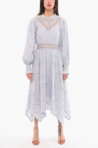 Macramé Long Sleeved GEN BRODERIE Maxi Dress