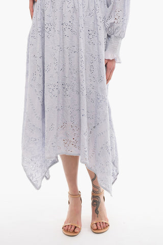 Macramé Long Sleeved GEN BRODERIE Maxi Dress
