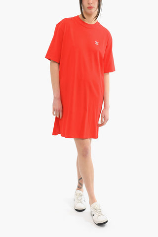 Vestito T-shirt con Stampa Logo