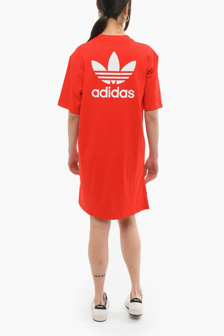 Vestito T-shirt con Stampa Logo