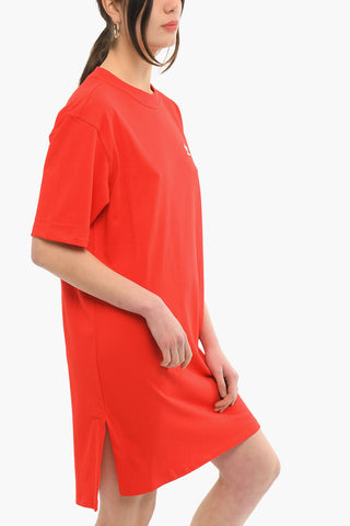 Vestito T-shirt con Stampa Logo