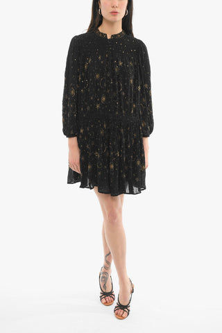 Embroidered ISOBELLA Long Sleeved Dress