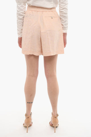 Double Pleated linen Blend Pants