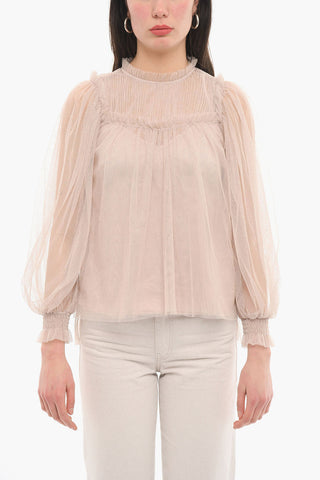 Long Sleeved Sheer PERRI Top