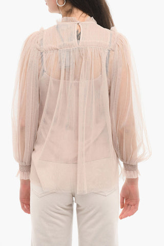 Long Sleeved Sheer PERRI Top