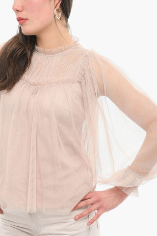 Long Sleeved Sheer PERRI Top