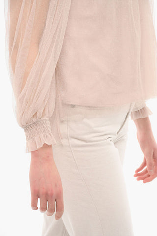 Long Sleeved Sheer PERRI Top
