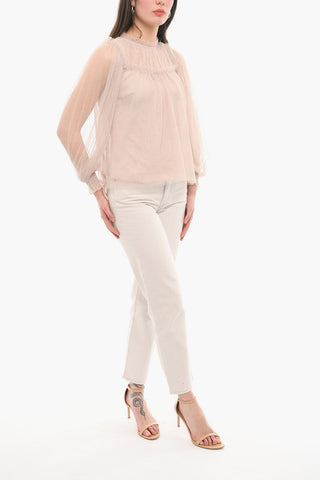 Long Sleeved Sheer PERRI Top