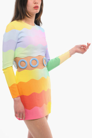 Rainbow Printed Bodycon Dress