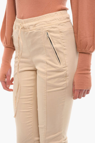 Slim Fit Joggers With Zipped Pockets