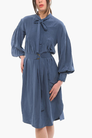 Vestito CORNELIA In Seta Con Cintura