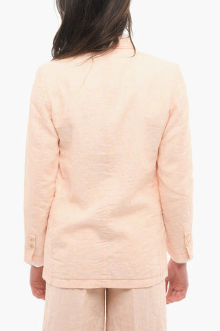 Linen Blend Half-lined Blazer