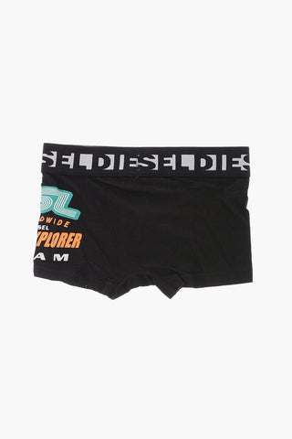 Logoed at the Waist UM-UDAMIEN 3 Pairs of Boxers Set