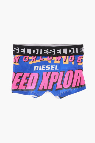 Logoed at the Waist UM-UDAMIEN 3 Pairs of Boxers Set