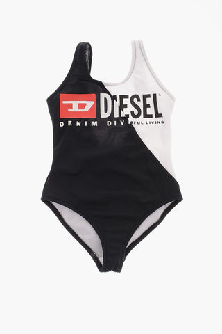 Two-Tone MFLAMMY One Piece Swimsuit