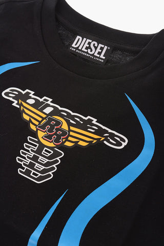 Contrasting Prints TDIEGOSA-ASTARS Crew-Neck T-shirt
