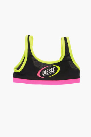 Costume da Bagno Bikini MISICRA con Bordi Fluo