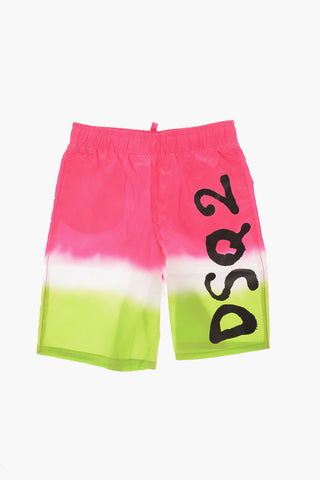 Costume da Bagno Boxer Effetto Sfumato
