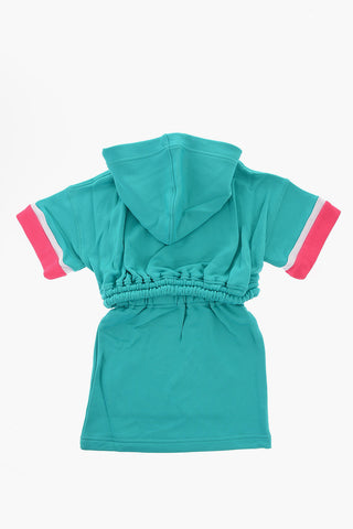 Short Sleeve DONEON Hoodie Dress