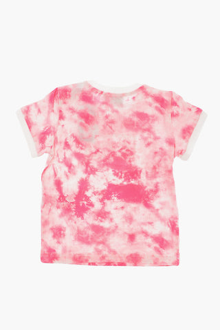 Set SAKI Shorts e T-shirt Effetto Tie Dye